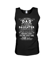 I'm A Proud Dad Freaking Awesome Daughter Unisex Tank tile