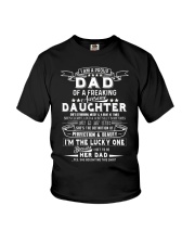 I'm A Proud Dad Freaking Awesome Daughter Youth T-Shirt tile