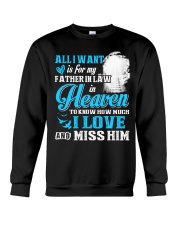 I Miss My Father in Law in Heaven Father's Day Crewneck Sweatshirt tile