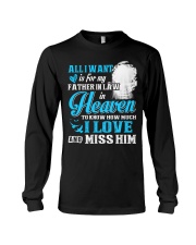 I Miss My Father in Law in Heaven Father's Day Long Sleeve Tee tile