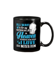 I Miss My Father in Law in Heaven Father's Day Mug tile