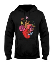 Anatomical Heart and Flowers T-Shirt For Women Men Hooded Sweatshirt thumbnail