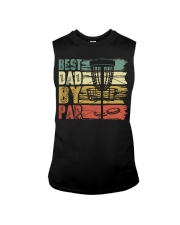 Best Dad By Par Funny Disc Golf Gift For Men Dad Sleeveless Tee tile