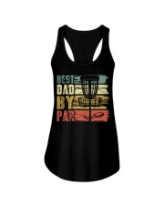 Best Dad By Par Funny Disc Golf Gift For Men Dad Ladies Flowy Tank tile