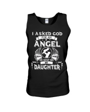 Mens I Asked God For An Angel He Sent Me Daughter Unisex Tank tile