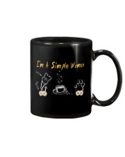 Im A Simple Woman Dog Lover Nurse With Stethoscope Mug tile