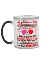 AN MEINEN MANN - DEINE FRAU Color Changing Mug color-changing-left