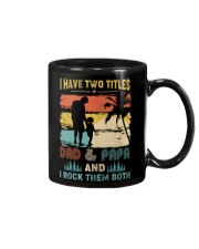 Have Two Titles Dad Papa Rock Them Both Mug thumbnail