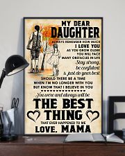 MY DEAR DAUGHTER - LOVE MAMA 11x17 Poster lifestyle-poster-2
