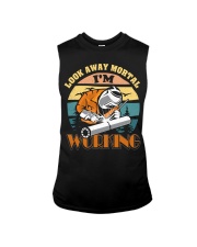 Welder Shirts Look Away Mortal I'm Working Welding Sleeveless Tee thumbnail