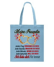 AN MEINE FREUNDIN - Valentine Tote Bag thumbnail