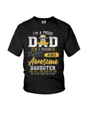 Mens Gift For Dad From Daughter- Father's Day Gift Youth T-Shirt thumbnail