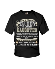 Proud Daddy of a Pretty Daughter Father's Day Youth T-Shirt thumbnail