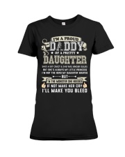 Proud Daddy of a Pretty Daughter Father's Day Premium Fit Ladies Tee thumbnail