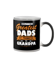 Only The Greatest Dads Get Promoted To Grandpa Color Changing Mug thumbnail