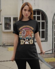 English Bulldog Dad For Fathers Day Dog Owner Classic T-Shirt apparel-classic-tshirt-lifestyle-19
