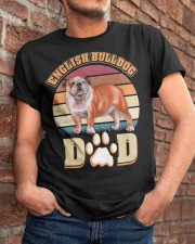 English Bulldog Dad For Fathers Day Dog Owner Classic T-Shirt apparel-classic-tshirt-lifestyle-26
