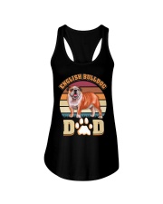 English Bulldog Dad For Fathers Day Dog Owner Ladies Flowy Tank thumbnail