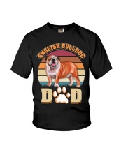 English Bulldog Dad For Fathers Day Dog Owner Youth T-Shirt thumbnail