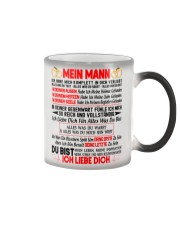 AN MEINEN MANN - ICH LIEBE DICH Color Changing Mug color-changing-right