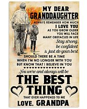 MY DEAR GRANDDAUGHTER - Love GRANDPA 11x17 Poster front