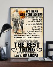MY DEAR GRANDDAUGHTER - Love GRANDPA 11x17 Poster lifestyle-poster-2