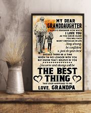 MY DEAR GRANDDAUGHTER - Love GRANDPA 11x17 Poster lifestyle-poster-3