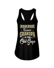 PopPop because Grandpa is for Old Guys Fathers Day Ladies Flowy Tank thumbnail