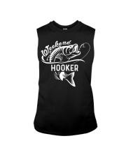 Weekend Hooker Fishing Lovers Fisher Gift Sleeveless Tee thumbnail