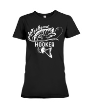 Weekend Hooker Fishing Lovers Fisher Gift Premium Fit Ladies Tee thumbnail