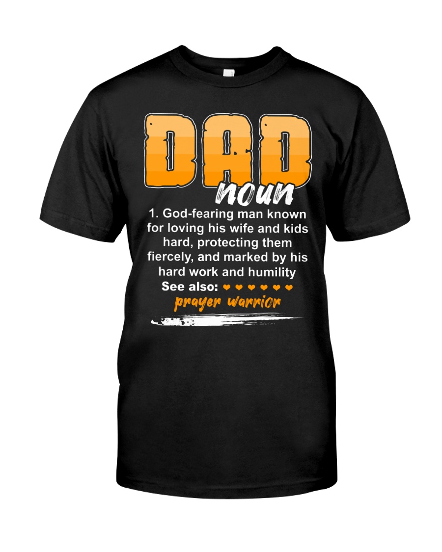 Christian Dad Definition Fathers Day Classic T-Shirt
