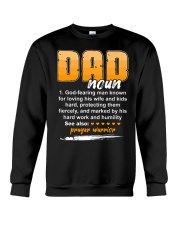 Christian Dad Definition Fathers Day Crewneck Sweatshirt thumbnail