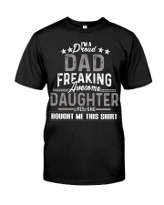 I'm A Proud Dad Freaking Awesome Daughter Premium Fit Mens Tee tile