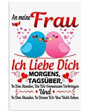 An Meine Frau - Ich Liebe Dich 11x17 Poster thumbnail