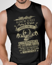 Machinist Shirt My Craft Allows to Build Anything Sleeveless Tee garment-tshirt-tanktop-detail-front-chest-01