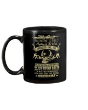 Machinist Shirt My Craft Allows to Build Anything Mug back
