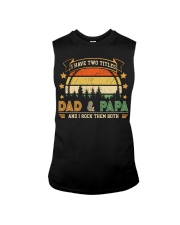 Mens I Have Two Titles Dad And Papa Sleeveless Tee thumbnail