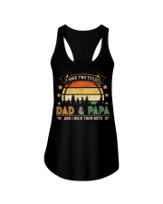 Mens I Have Two Titles Dad And Papa Ladies Flowy Tank thumbnail