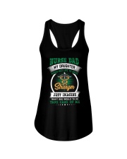 Daughter Risks Her Life to Save Strangers Imagine Ladies Flowy Tank tile