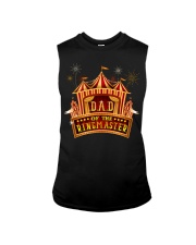 Dad Of The Birthday Ringmaster Kids Circus Party Sleeveless Tee thumbnail