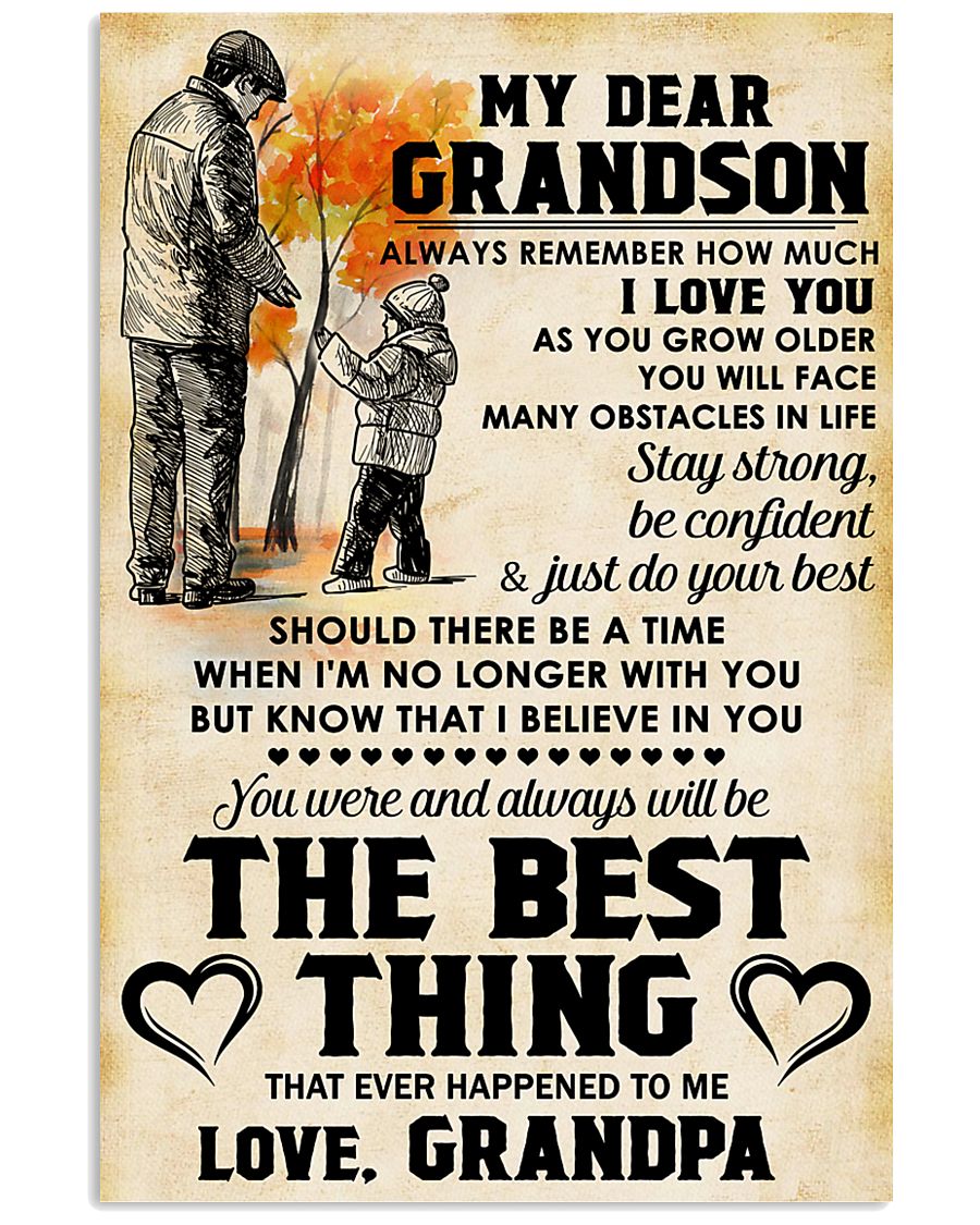 MY DEAR GRANDSON - Love GRANDPA 11x17 Poster