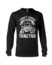 Vintage I Don't Snore I Dream I'm a Tractor Long Sleeve Tee tile