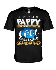 They Call Me Pappy Shirt Fathers Day For Grandpa V-Neck T-Shirt thumbnail