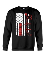 American Flag Nurse Patriotic 4th of July Nurses Crewneck Sweatshirt thumbnail