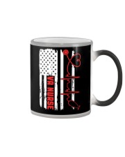 American Flag Nurse Patriotic 4th of July Nurses Color Changing Mug thumbnail