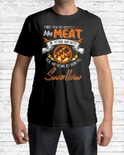 You Put My Meat in Your Mouth Going to Swallow Premium Fit Mens Tee lifestyle-mens-crewneck-front-1