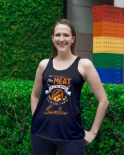 You Put My Meat in Your Mouth Going to Swallow Ladies Flowy Tank lifestyle-bellaflowy-tank-front-2