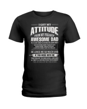 I Love God Some of His Children Get On My Nerves Ladies T-Shirt thumbnail