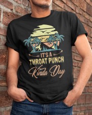 Vintage It's A Throat Punch Kinda Day Retro Classic T-Shirt apparel-classic-tshirt-lifestyle-26