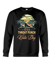 Vintage It's A Throat Punch Kinda Day Retro Crewneck Sweatshirt thumbnail